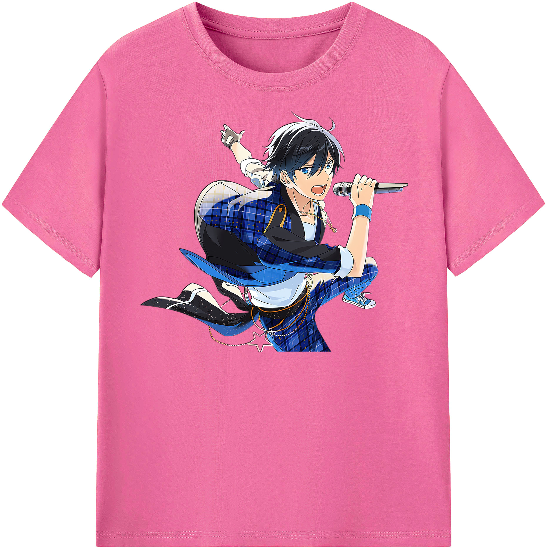 （画像用） あんさんぶるスターズ! Ensemble Stars レディースカジュアルプリントTシャツ（綿100％）